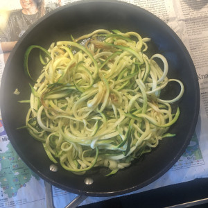 Zubereitung Zucchini-Julienne