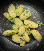 Kräuterkartoffeln für unser Pfifferlings-Ragout