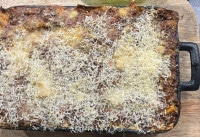 Lasagne frisch aus dem Ofen