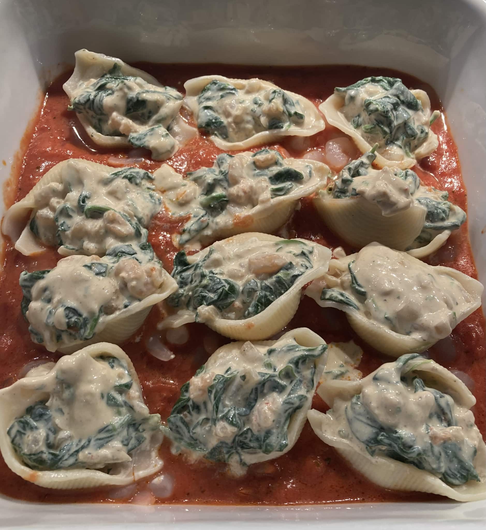 Gefüllte Muschelnudeln - Gefüllte Muschelnudeln