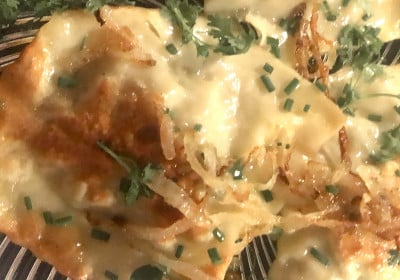 Die Maultaschen in Butter gebraten im Detail