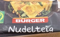 Bürger Nudelteig - bestens geeignet für Maultaschen