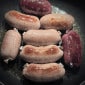 rote und weisse Wellwurst